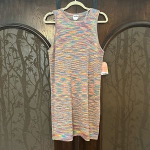 Arula Mini Sleeveless Sweater Dress Multicolor